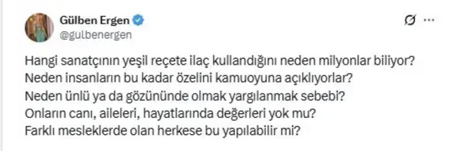 Gülben Ergen isyan etti! Bu kadar özele girmek zorundalar mı? - Resim: 0